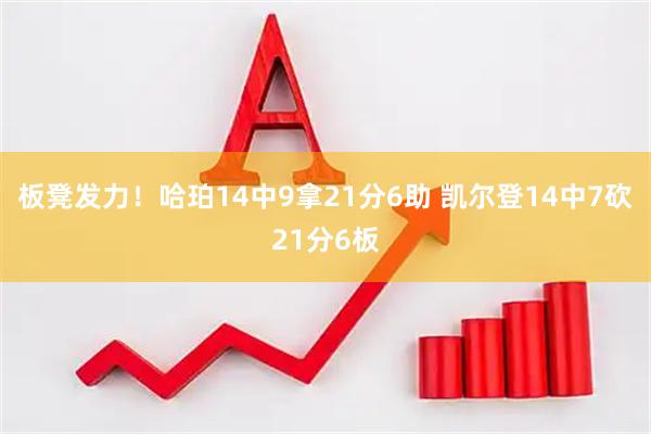 板凳发力！哈珀14中9拿21分6助 凯尔登14中7砍21分6板