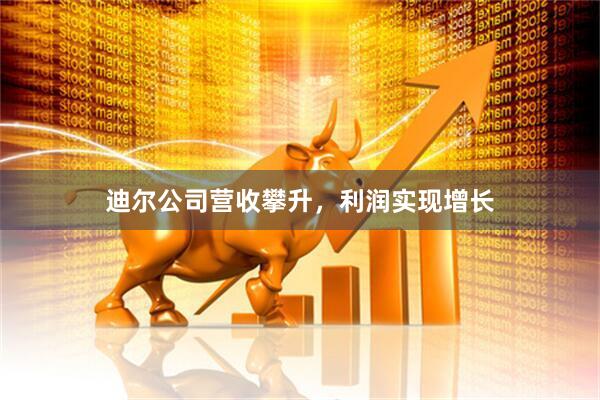 迪尔公司营收攀升，利润实现增长
